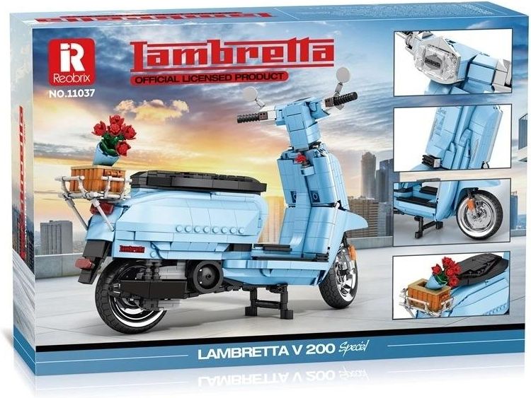 Reobrix Klocki Konstrukcyjne Lambretta V200 Blue 11037 566 El