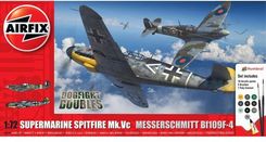 Airfix A50194 Gift Set Samoloty Spitfire Mk.Vc Vs Bf109F-4 Skala 1:72