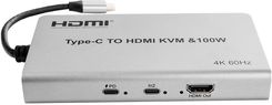 Zdjęcie Spacetronik Adapter Usb-C Do Hdmi Kvm 100W 4K 60Hz Spu-M17 - Jeziorany