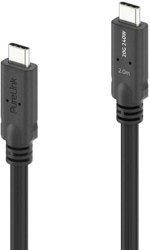 Purelink PI6600-020 Wysokiej jakości kabel USB4 Gen2 Micro Coax USB-C ...