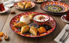 Zdjęcie Talerz Deserowy 18 Cm Ceramiczny Oriental Red - Buk