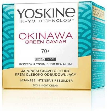 Krem Dax Cosmetics Yoskine Okinawa Green Caviar Rozprasowujący Zmarszczki 50+ Dzień/Noc 50Ml Linia Przeciwzmarszczkowo-Liftingująca