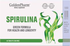 Zdjęcie Golden Pharm Spirulina 60tabl. - Iłża