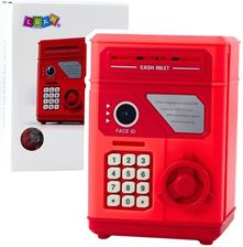 Zdjęcie Leantoys Elektroniczny Sejf Skarbonka Na Pin Czerwona - Krzeszowice