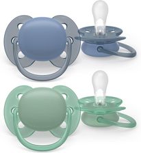 Zdjęcie PHILIPS AVENT Smoczek ortodontyczny Ultra Soft 6-18m 2 szt. SCF091/42 - Pacanów