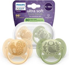 Zdjęcie PHILIPS AVENT Smoczek ortodontyczny Ultra Soft 6-18m 2 szt. SCF091/46 - Płoty