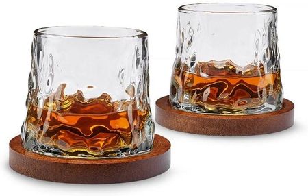 Zestaw Szklanek Do Whisky Kiwających Się Wirujących Do Drinków Napojów