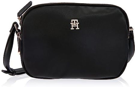 Tommy Hilfiger Damski Poppy Th Crossover Aw0aw15638, jeden rozmiar, czarny (czarny), One Size