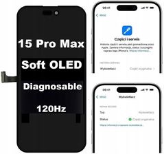 Zdjęcie Dfx Wyświetlacz Lcd Soft Oled 120Hz Ekran Programowalny Do Iphone 15 Pro Max - Stargard