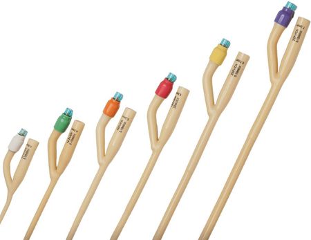 Zarys Cewnik Urologiczny Dwudrożny Silikonowany Z Gumową Zastawką Foleya 2-Way-Ch20-5 - 10 Ml-1