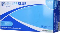 Zdjęcie Safemed Effect Pf Rękawice Jednorazowe Nitrylowe Bezpudrowe Blue M 100szt. - Serock