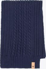 Zdjęcie Szalik męski z mieszanki wiskozy, poliestru i nylonu granatowy - Ożarów Mazowiecki