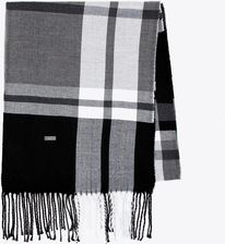 Zdjęcie Szalik męski w kratę czarno - szary - Ożarów Mazowiecki