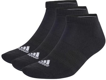adidas Cushioned Sportswear 3 Pairs Stopki, Black/White, L