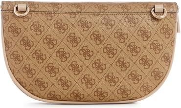 GUESS Damska torba na pasek Manhattan, chusta, nerka, Logo Latte, One Size, Torba na pasek Manhattan