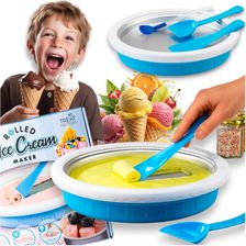 Zdjęcie Maszyna do Lodów Tajskich Zestaw Maszynka Lody Szpatułki Płyta Skrobaczki - Dobre Miasto