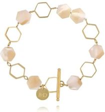 Zdjęcie By Dziubeka Bransoletka z plastrami miodu z masy perłowej BSC2288 | Dostawa 24h | Kod rabatowy: NASTART | Autoryzowany sklep | Oryginalne opakowanie - Lipiany