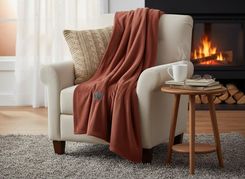 Zdjęcie Koc 150X200 Cm Kuschelsoft 3638-340 Ceglany - Sompolno