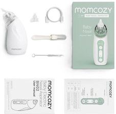 Zdjęcie Momcozy Aspirator Do Nosa Dla Niemowląt Bn002-Gw10Ba-A Zielony - Zabrze