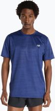 Zdjęcie New Balance Koszulka Do Biegania Męskie Sport Essentials Printed Blue - Pruszków