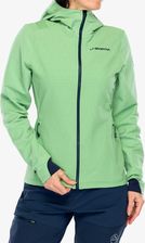 Zdjęcie La Sportiva Kurtka Softshell Damska Descender Storm Jacket - Aspen Green/Night Sky - Warka