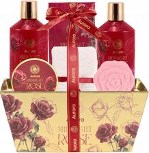 Aurora Zestaw Prezentowy Kosmetyków Do Ciała Dla Kobiety Midnight Rose Róża