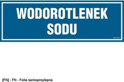 Zdjęcie Signproject NC058 - Wodorotlenek sodu 750x250 - Działoszyce