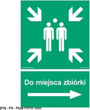 Zdjęcie Signproject AC042 - Do miejsca zbiórki w prawo 350x525 - Andrychów