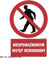 Zdjęcie Signproject GC001 - Nieupoważnionym wstęp wzbroniony 150x225 - Jaworzno