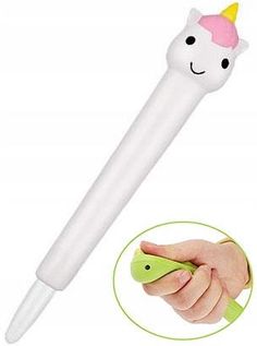 Jelly Pens Długopisy Unicorn Gniotki Antystresowe Cienkopisy Gniotek Jednorożec Szkoła