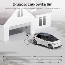 Zdjęcie Przenośna ładowarka dé auta EV 3,7kW Typ 2 na gniazdko 230V schuko 7m - Rakoniewice