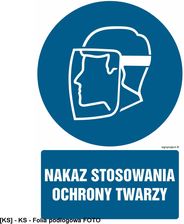Zdjęcie Signproject GL043 - Nakaz stosowania ochrony twarzy 700x1050 - Buk