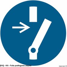 Zdjęcie Signproject GJ021 - Odłącz przed przystąpieniem do konserwacji lub naprawy 200x200 - Jaworzno