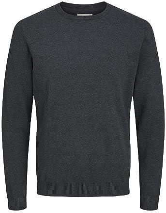 JACK & JONES Jjehill Knit Crew Neck Noos, granietgroen, L