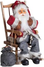 Zdjęcie Homla Skrzat Clause Mikołaj na Krześle Bujanym 45 Cm 236524 - Barczewo
