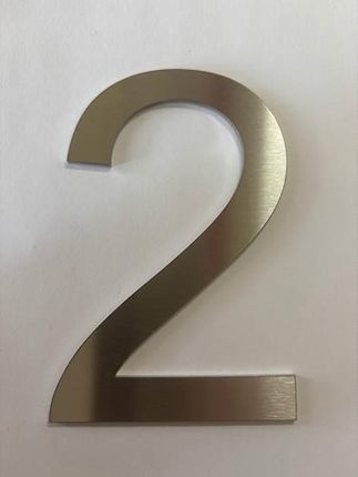 Lustrzane Naklejki na Ścianę CYFRA 2 12cm