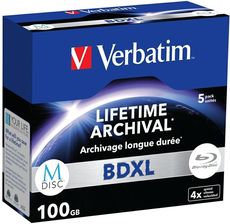 Zdjęcie BD-XL Verbatim 100GB 5 Szt. - Cedynia