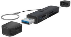 Zdjęcie Czytnik kart Flash Icy box 3w1 USB-A/C (IBCR203CU3) - Skierniewice