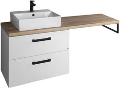 Zdjęcie Aqualine Wazon Vega 125 cm Biały/Dąb Platin VG064-03 - Skierniewice