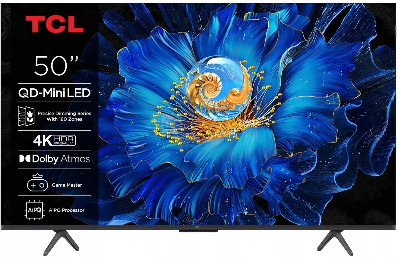 TCL 4K液晶テレビ 50型 液晶テレビ 50P615 [50V型 /4K対応 /BS・CS 4Kチューナー内蔵 /YouTube