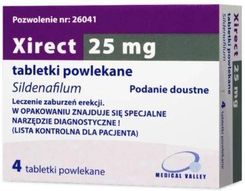 Zdjęcie Medical Valley Invest Ab Xirect 25mg 4tabl. - Łaskarzew
