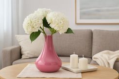 Zdjęcie Wazon szklany 25 cm róż Asa Glass - Buk