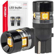 Zdjęcie Amio W5W Led Canbus T10 5Xsmd 12V 24V Białe Światło - Trzebinia