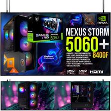 Zdjęcie ZESTAW GAMINGOWY NEXUS STORM R5 8400F/32GB/RTX5060/1TB M.2 SSD/W11 - Łagów