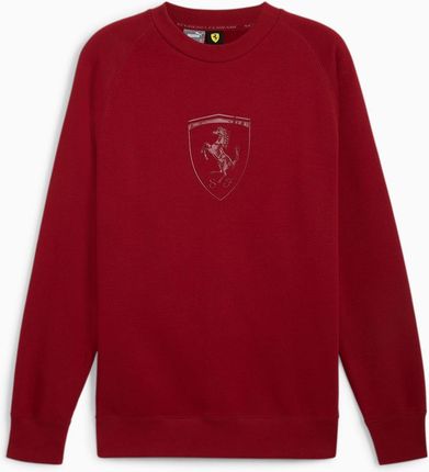 Bluza męska Puma FERRARI RACE GRAPHIC CREW bordowa 62843405