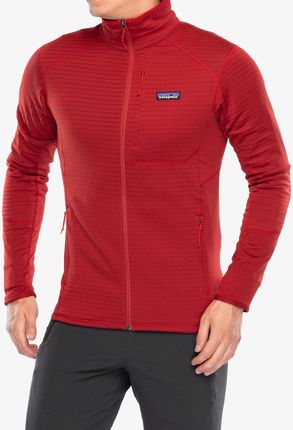 Bluza polarowa Patagonia R1 Hybrid Jacket - amanita red
