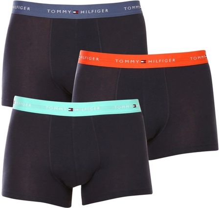 Tommy Hilfiger 3-Pack bokserki majtki męskie granatowe bawełna