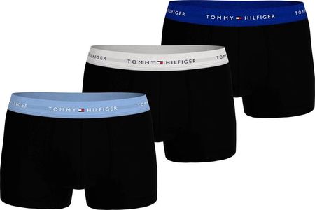 Tommy Hilfiger 3-Pack bokserki majtki męskie czarne bawełna wygodne
