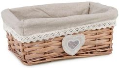 Zdjęcie Wiklinowy Koszyk Szuflada z materiałem 25x15x10 cm Tin Tours - Trzebinia