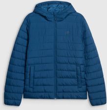 Zdjęcie Męska kurtka puchowa pikowana 4F 4FWAW25TDJAM598 - niebieska - Tychy